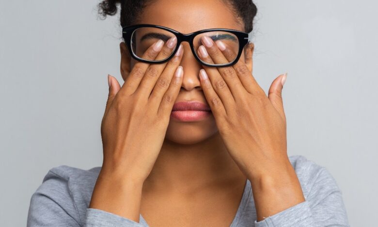 eyes pain
